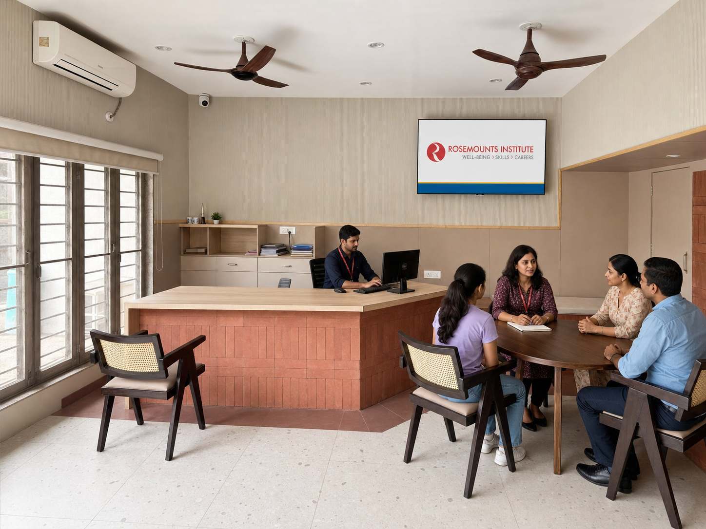 A counselling and learning space at the Rosemounts Centre in Dehradun