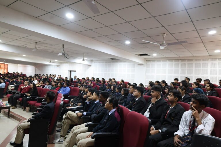 Students attending career guidance seminar at Rosemounts Institute